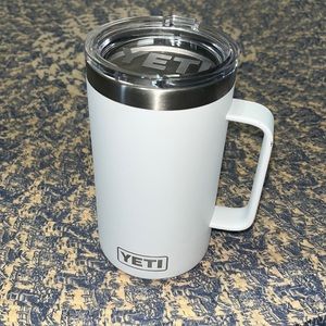 24 oz YETI Rambler mug with lid